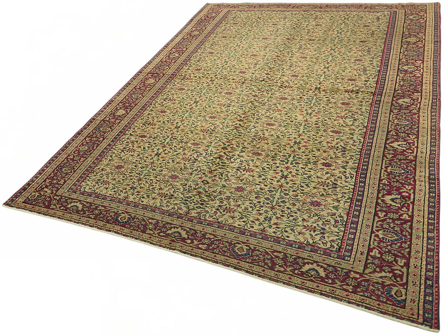 6x9 Hand-Knotted Turkish Wool Rug - 48989