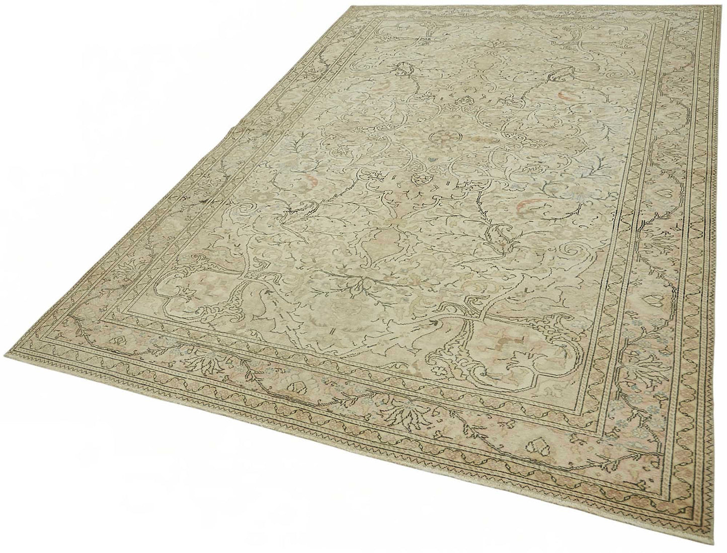 6x9 Hand-Knotted Turkish Wool Rug - 48994