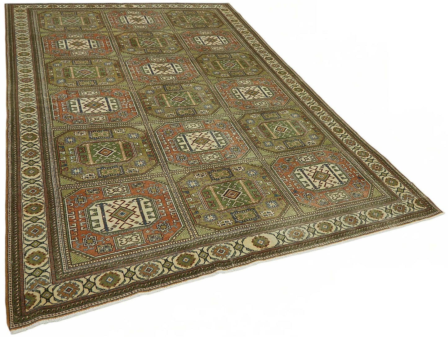 6x9 Hand-Knotted Turkish Wool Rug - 48998