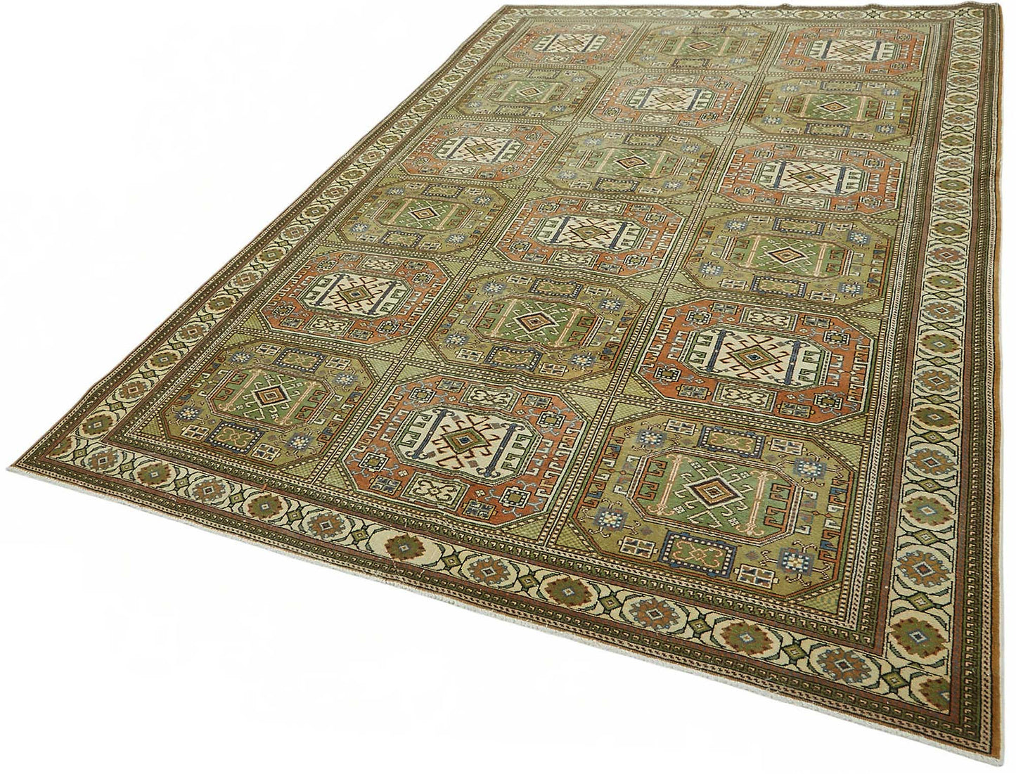 6x9 Hand-Knotted Turkish Wool Rug - 48998