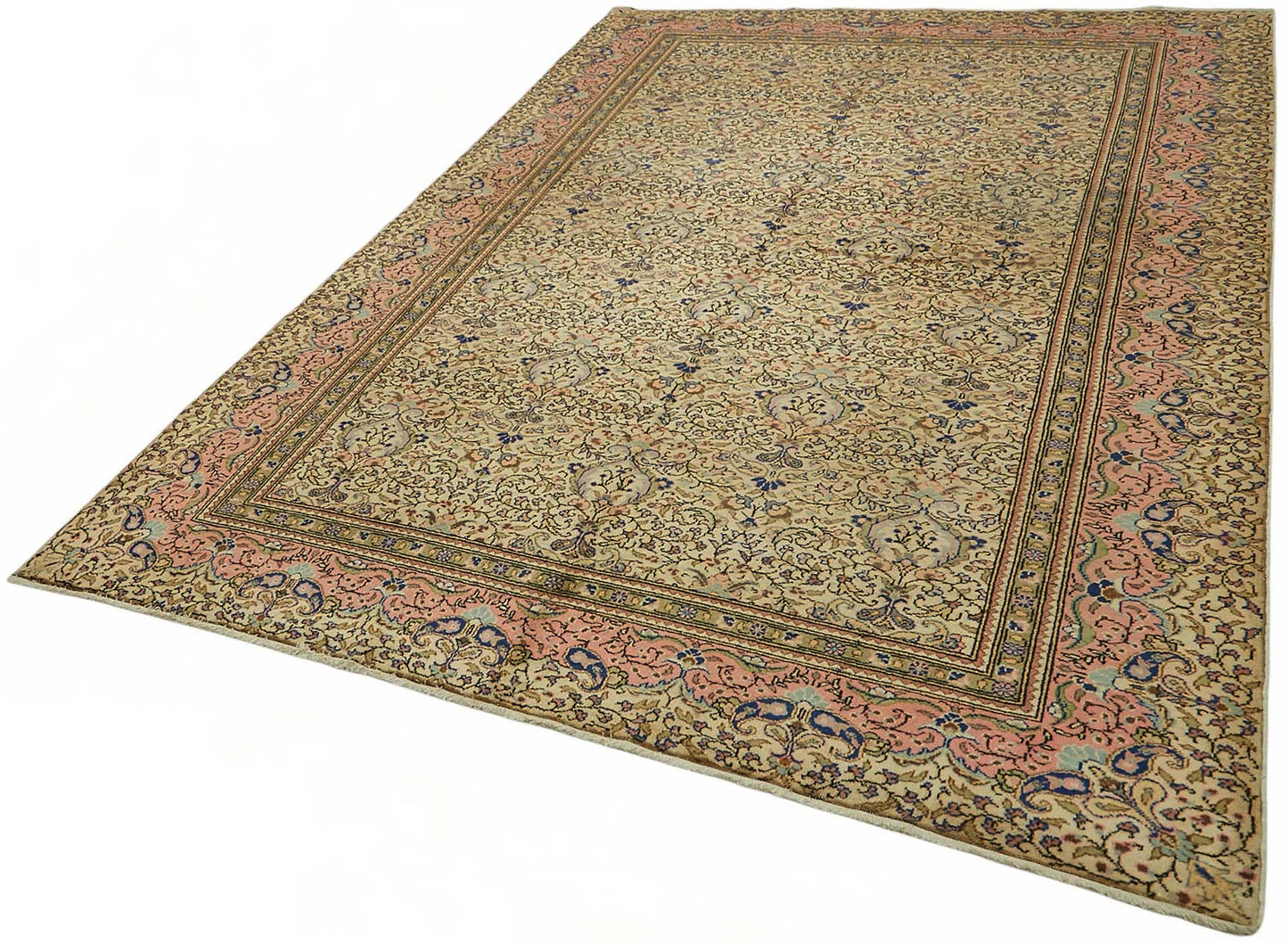 7x9 Hand-Knotted Turkish Wool Rug - 49001