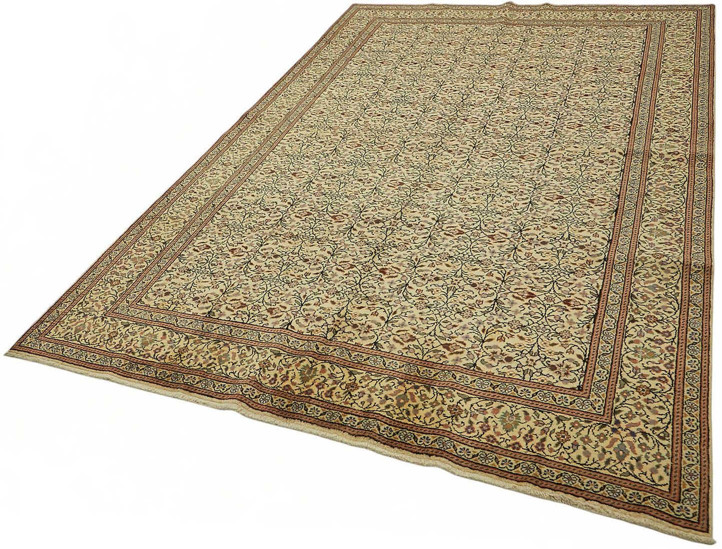 6x9 Hand-Knotted Turkish Wool Rug - 49010