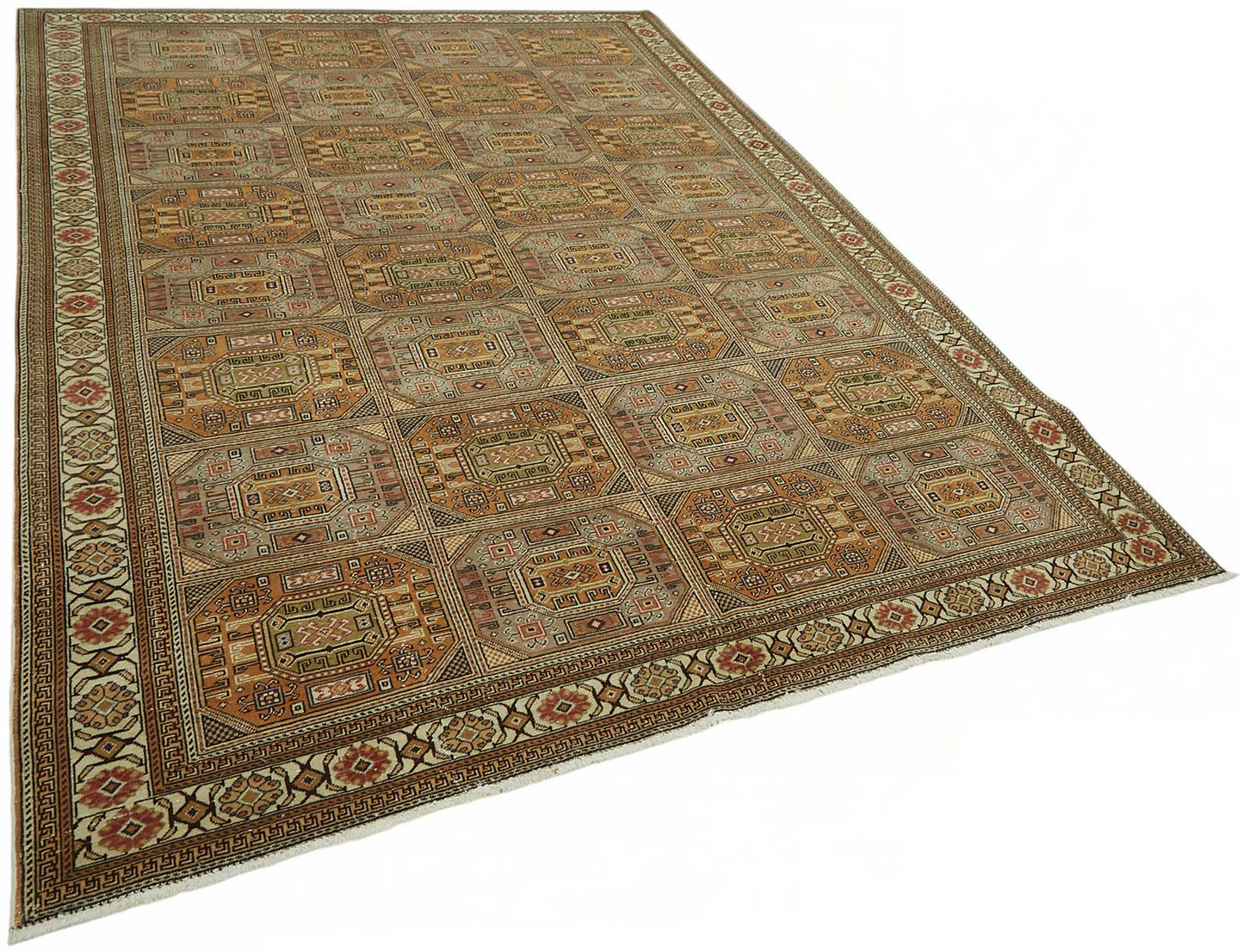 6x9 Hand-Knotted Turkish Wool Rug - 49015