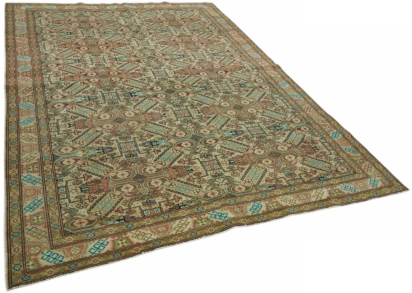 6x9 Hand-Knotted Turkish Wool Rug - 49017