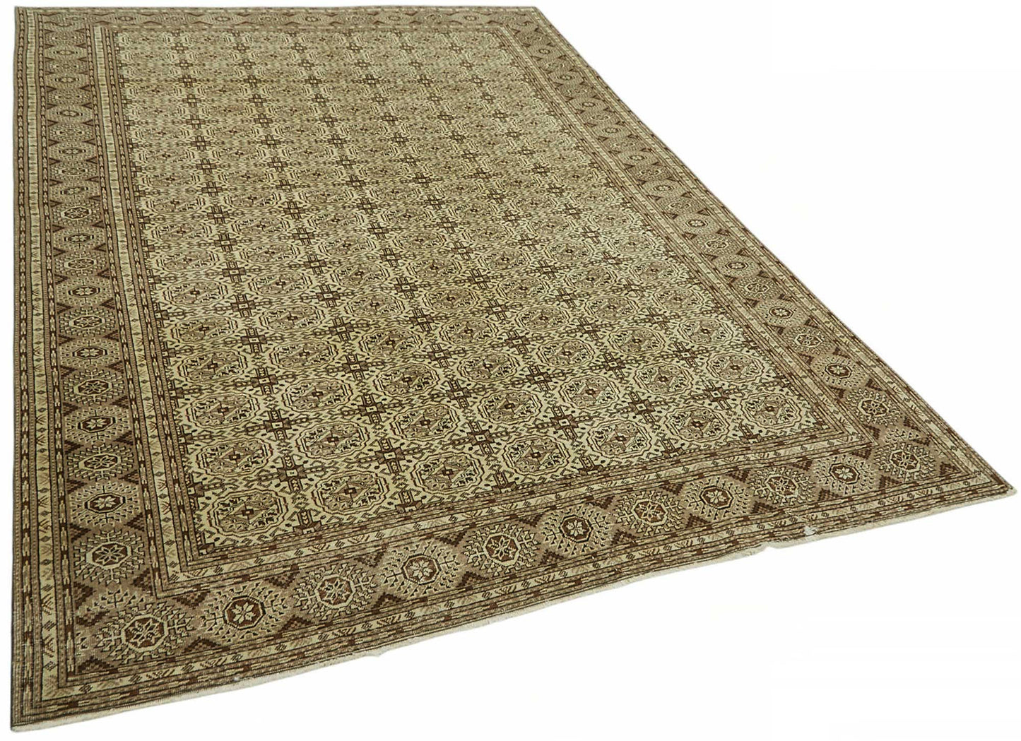 7x9 Hand-Knotted Turkish Wool Rug - 49019