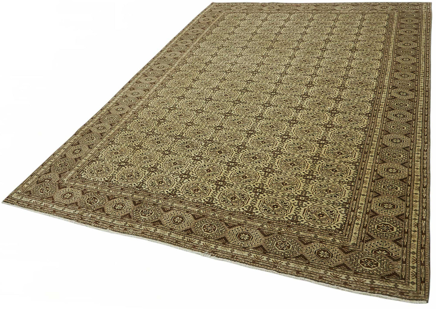 7x9 Hand-Knotted Turkish Wool Rug - 49019