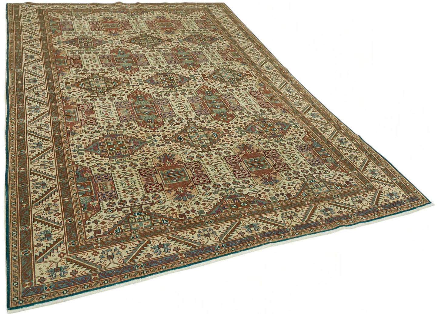 6x9 Hand-Knotted Turkish Wool Rug - 49024