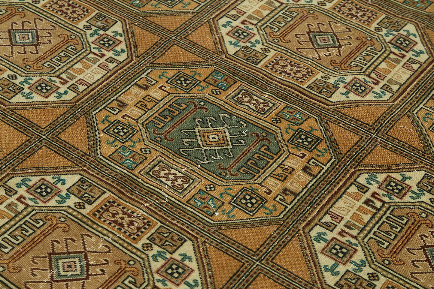 6x9 Hand-Knotted Turkish Wool Rug - 49029