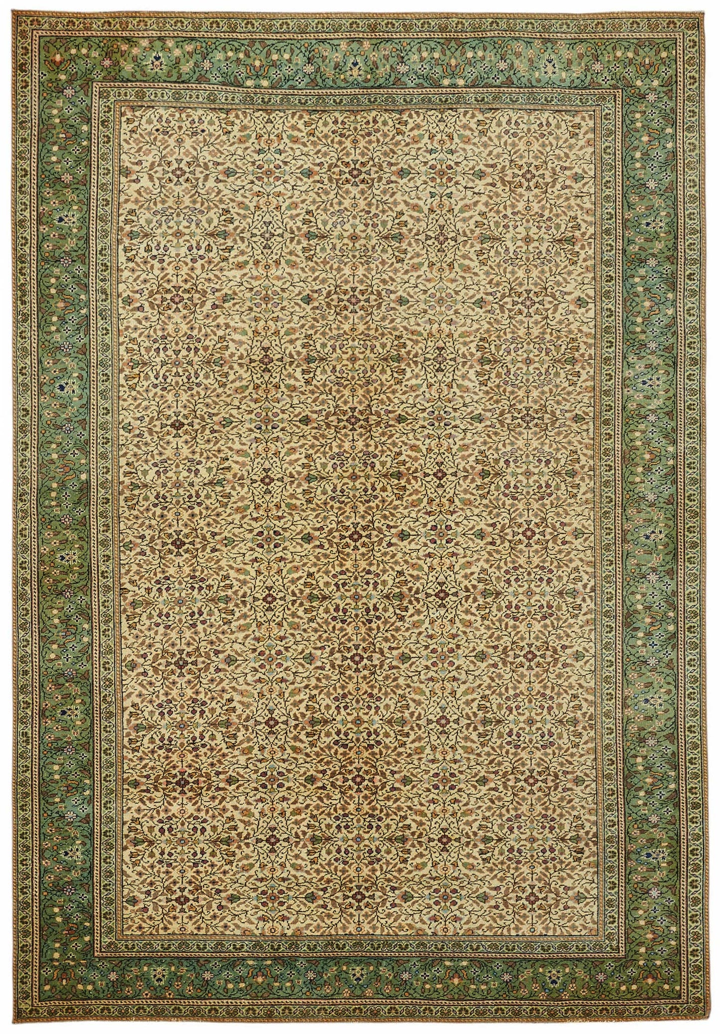 6x9 Hand-Knotted Turkish Wool Rug - 49031