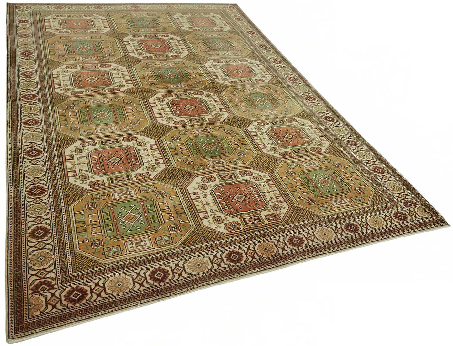 6x10 Hand-Knotted Turkish Wool Rug - 49032