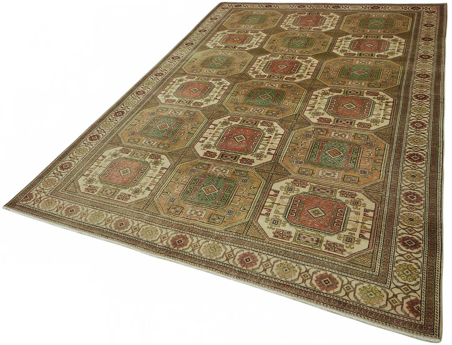 6x10 Hand-Knotted Turkish Wool Rug - 49032