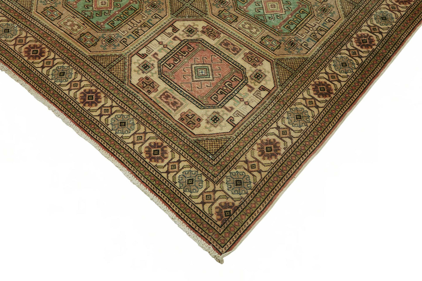 7x10 Hand-Knotted Turkish Wool Rug - 49033