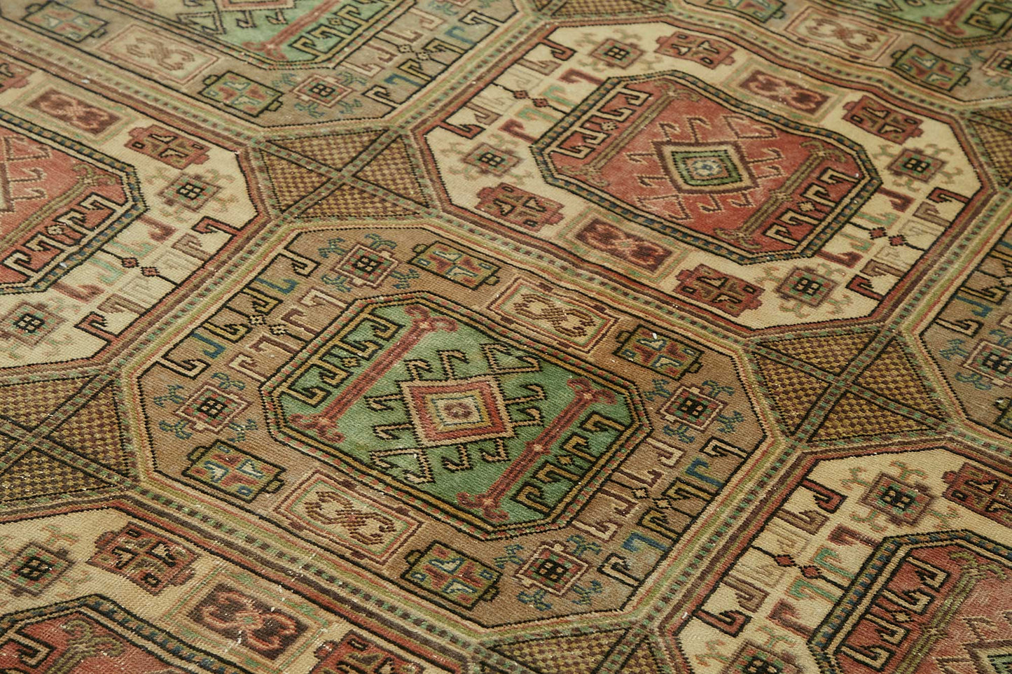 7x10 Hand-Knotted Turkish Wool Rug - 49033