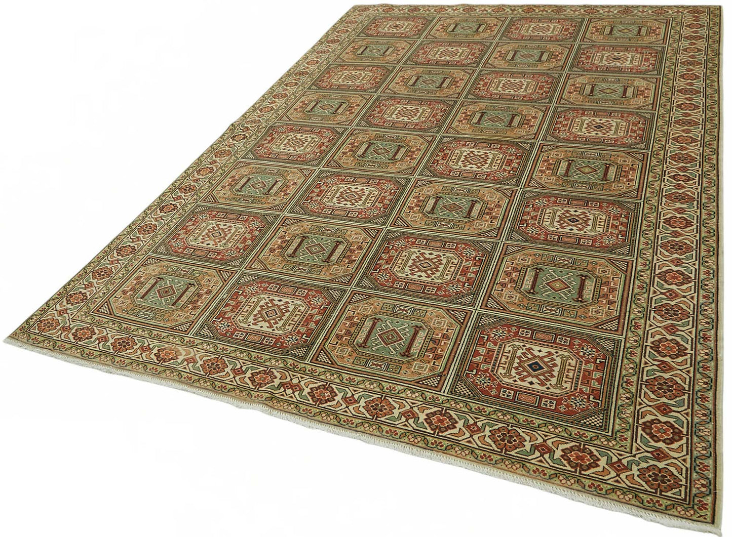 6x9 Hand-Knotted Turkish Wool Rug - 49035
