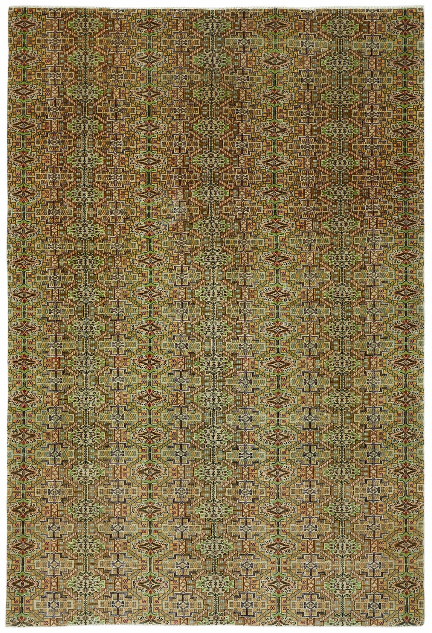 6x9 Hand-Knotted Turkish Wool Rug - 49041
