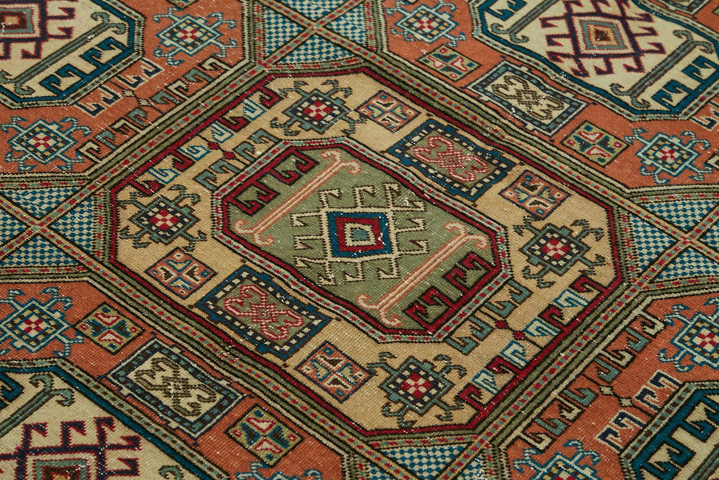 6x10 Hand-Knotted Turkish Wool Rug - 49043