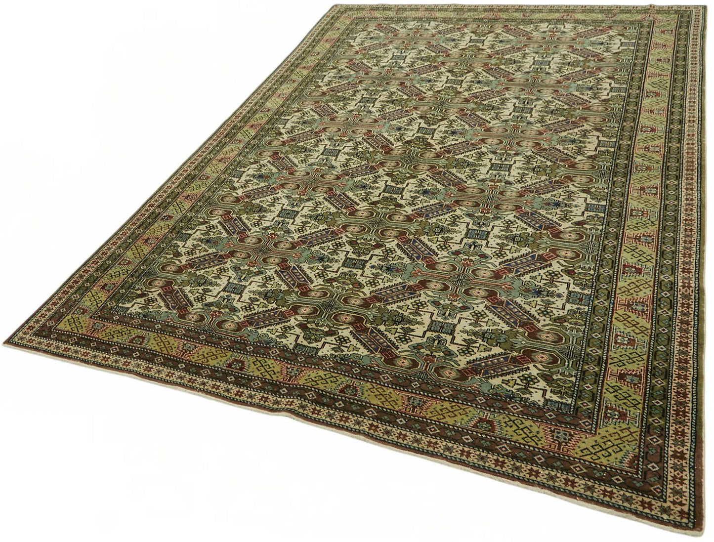 6x9 Hand-Knotted Turkish Wool Rug - 49044