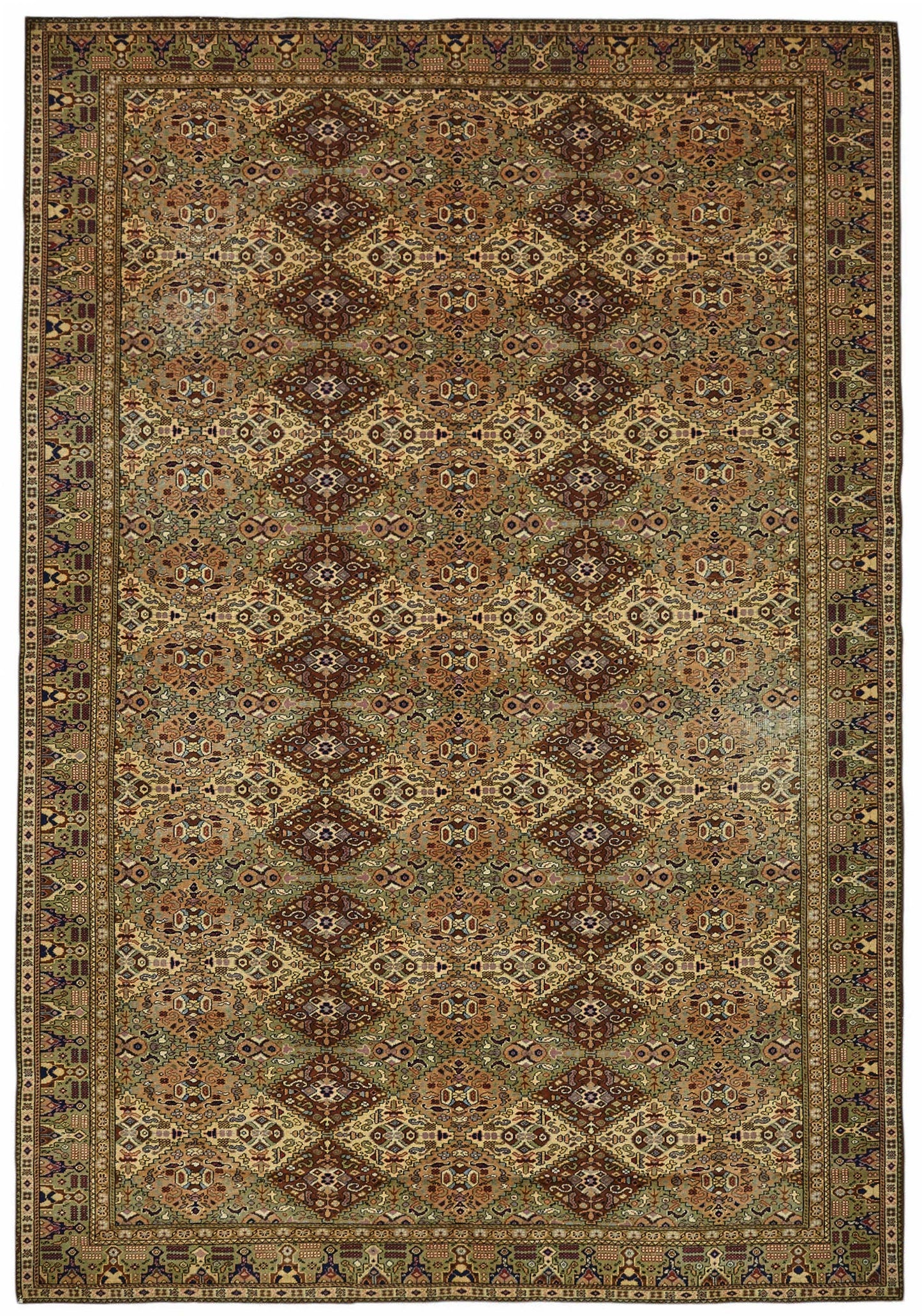 8x11 Hand-Knotted Turkish Wool Rug - 49047