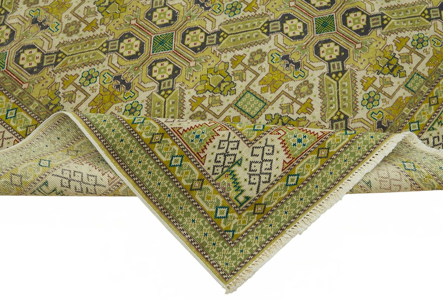 7x10 Hand-Knotted Turkish Wool Rug - 49052