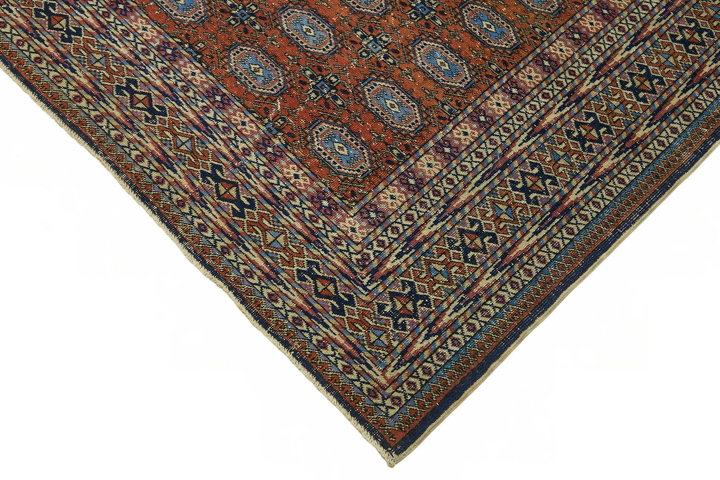 7x10 Hand-Knotted Turkish Wool Rug - 49053