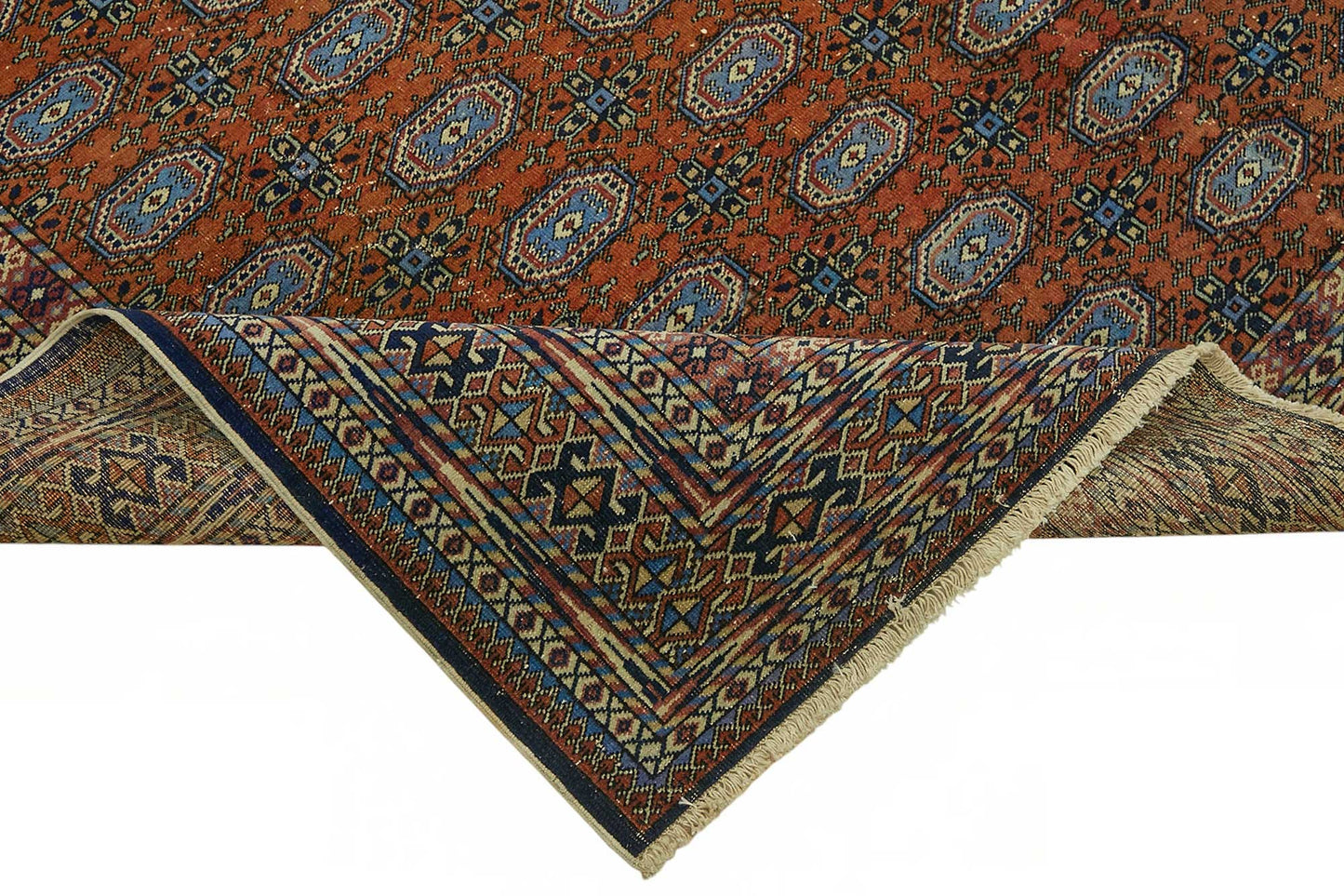 7x10 Hand-Knotted Turkish Wool Rug - 49053