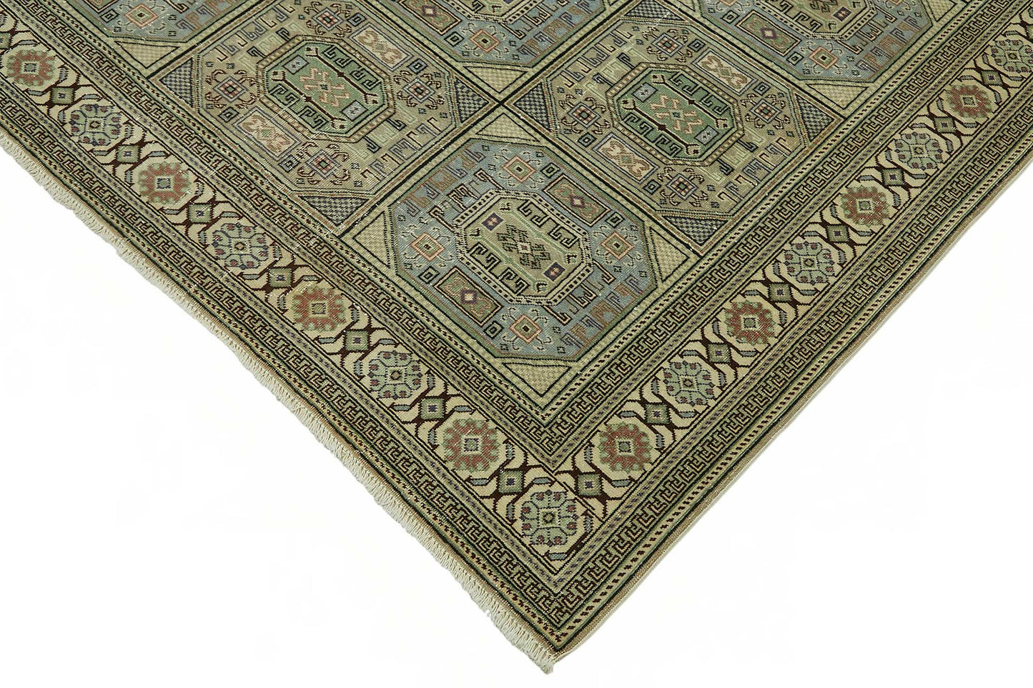 7x10 Hand-Knotted Turkish Wool Rug - 49054