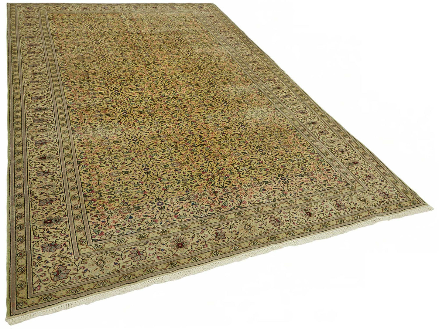 6x10 Hand-Knotted Turkish Wool Rug - 49057