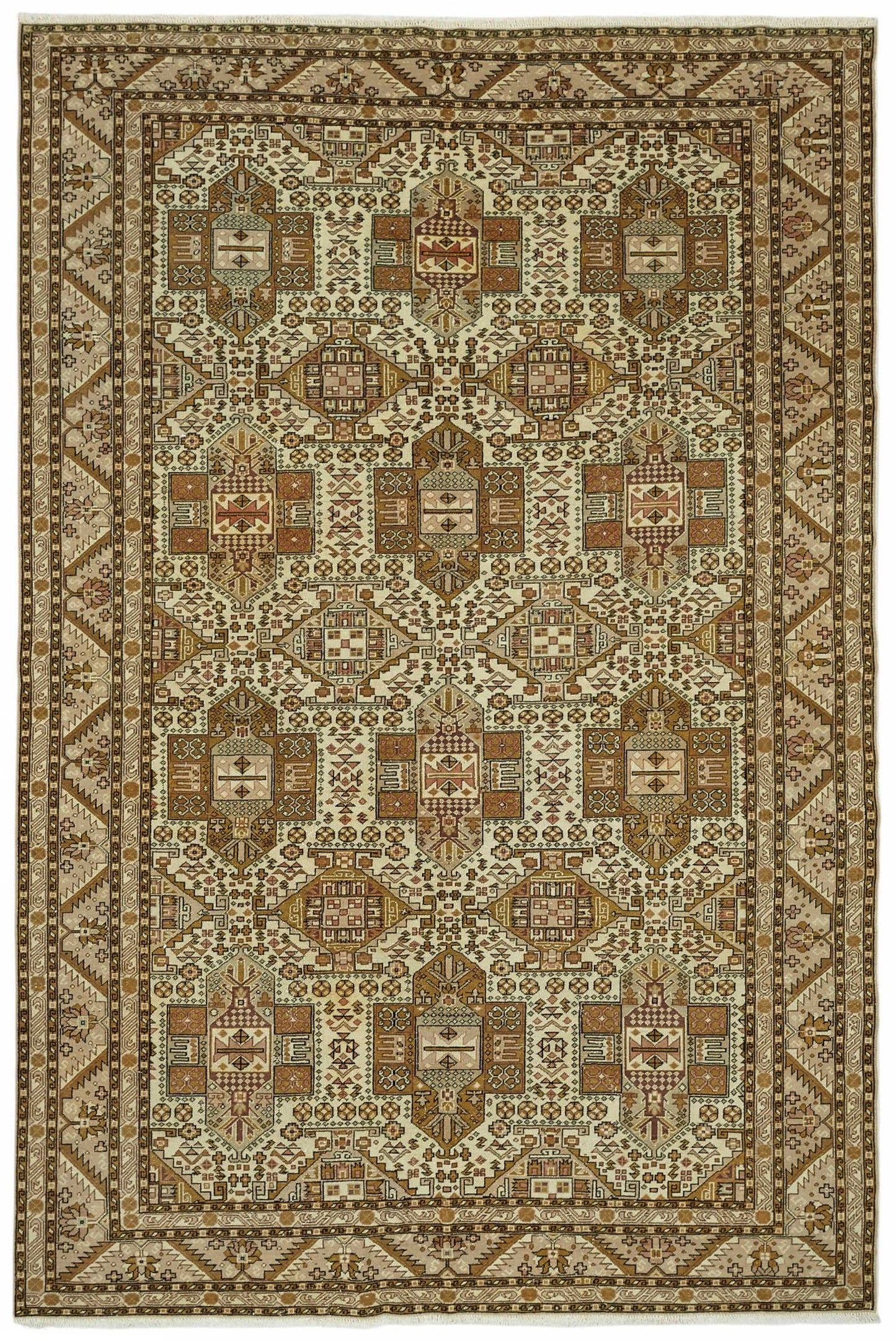 6x10 Hand-Knotted Turkish Wool Rug - 49059