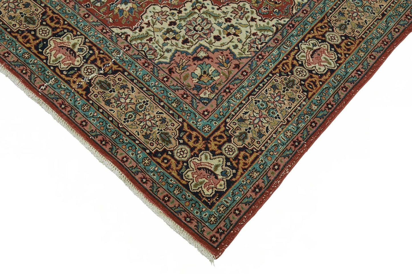 7x10 Hand-Knotted Turkish Wool Rug - 49060