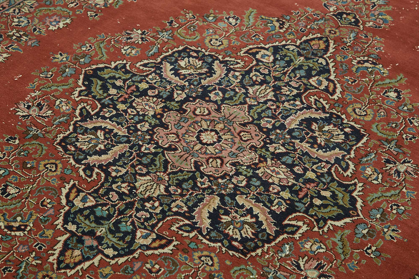7x10 Hand-Knotted Turkish Wool Rug - 49060