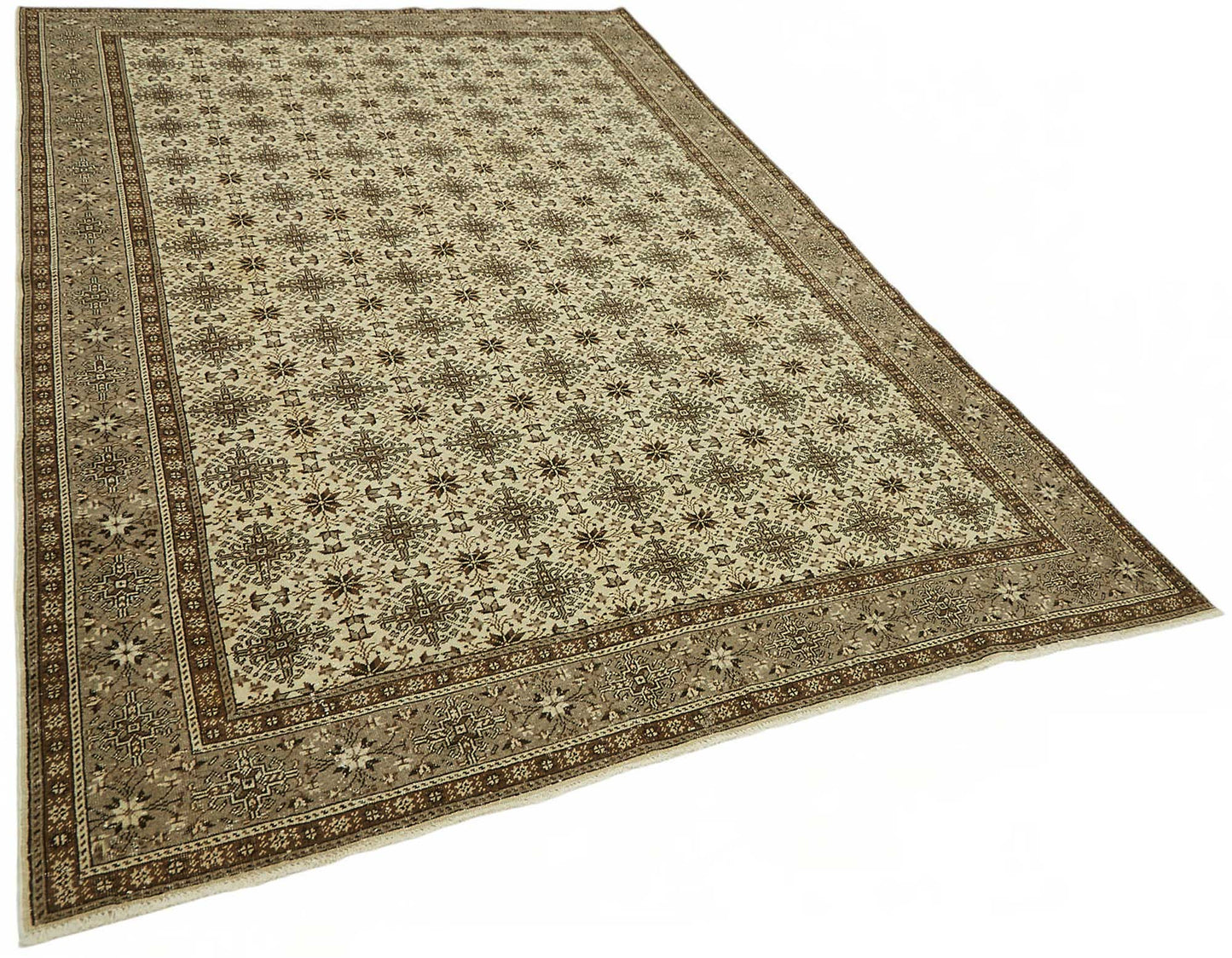 6x9 Hand-Knotted Turkish Wool Rug - 49061