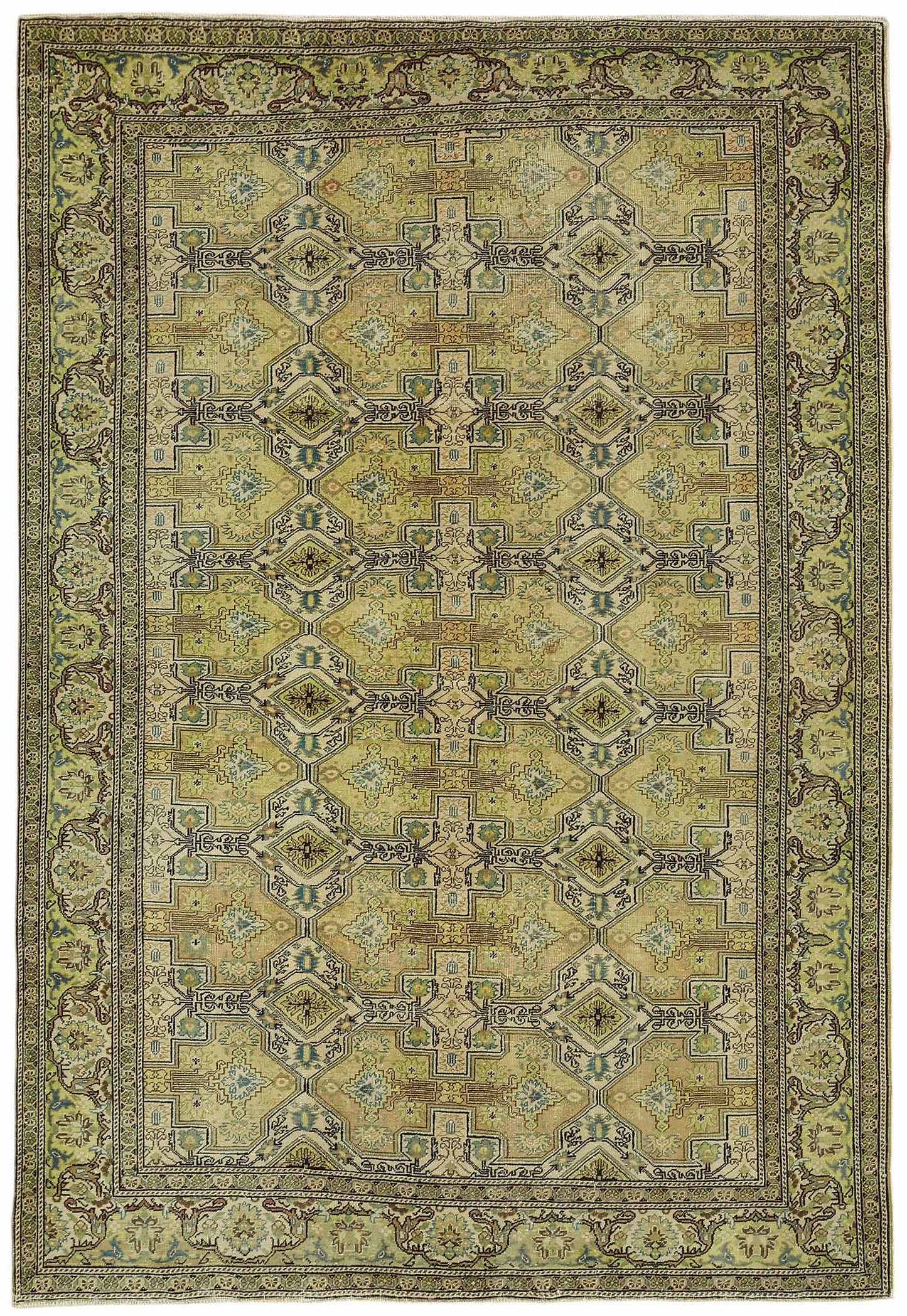 6x9 Hand-Knotted Turkish Wool Rug - 49064