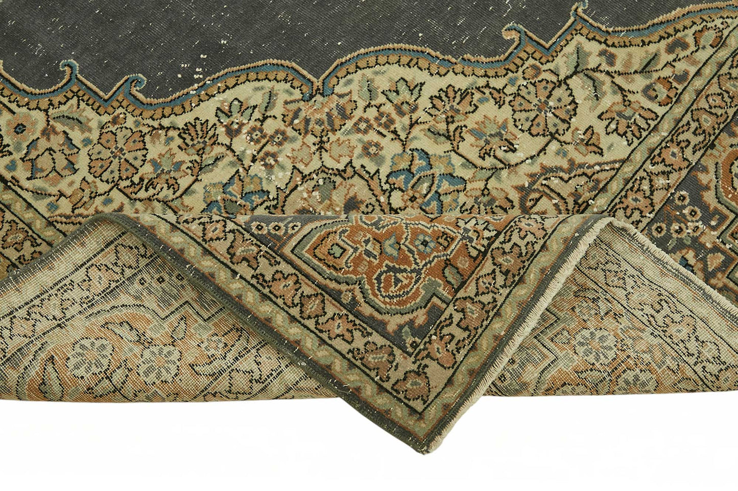 7x10 Hand-Knotted Turkish Wool Rug - 49066