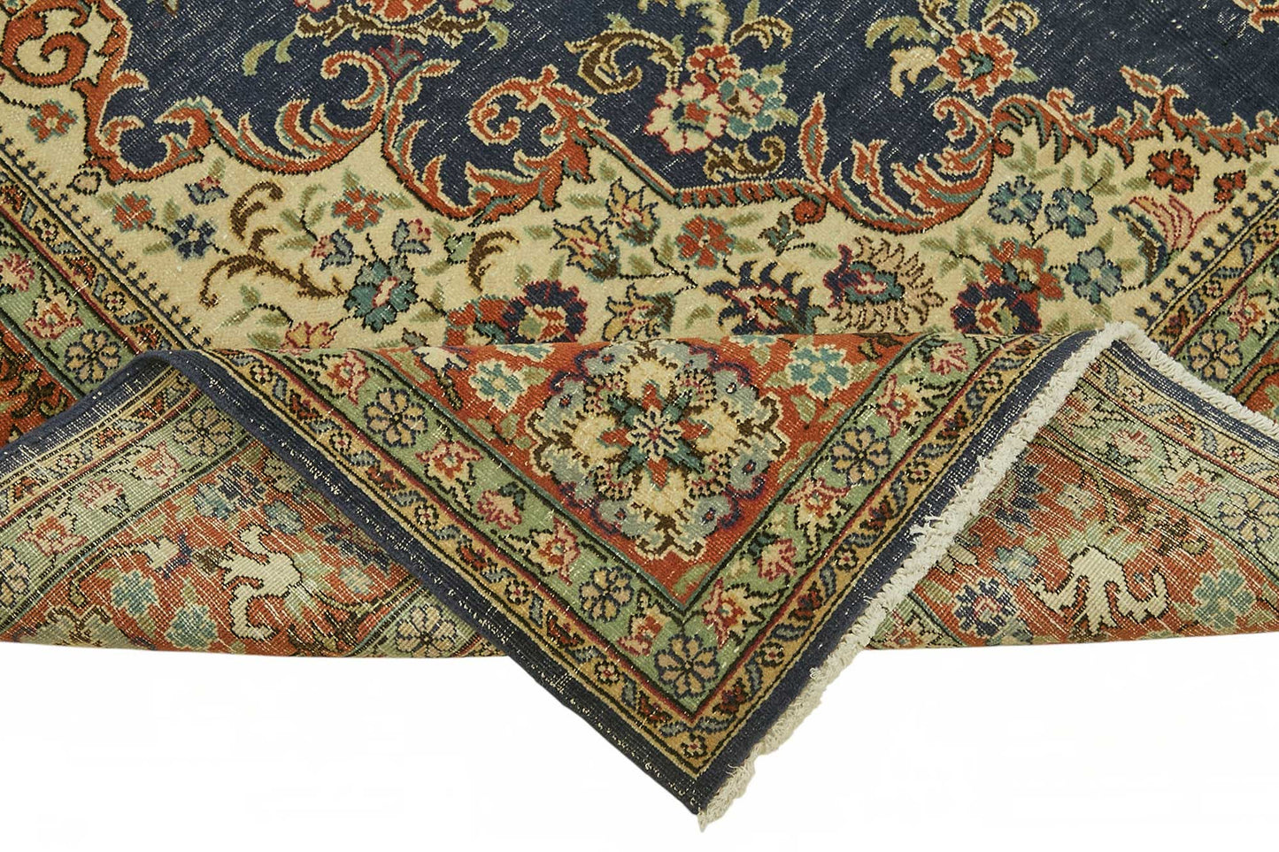 7x10 Hand-Knotted Turkish Wool Rug - 49068