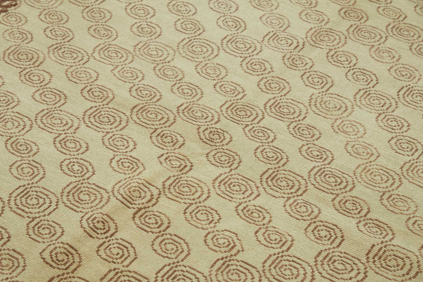 7x9 Hand-Knotted Wool Oushak Rug - 49085