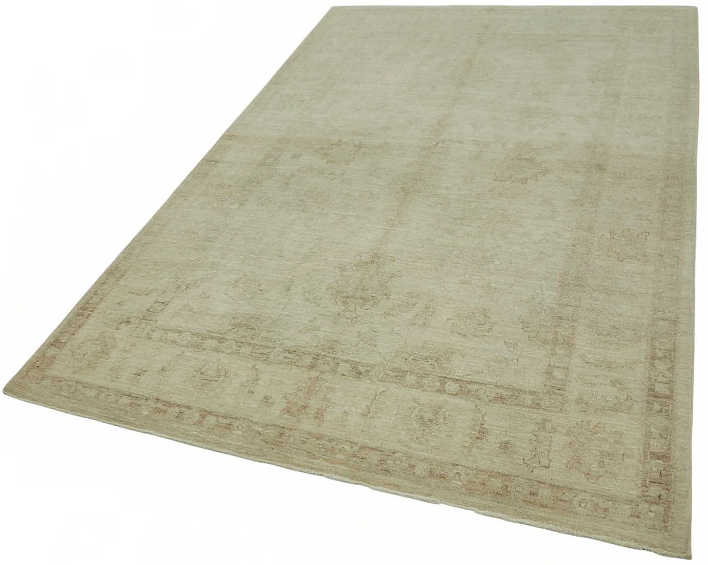 5x9 Hand-Knotted Wool Oushak Rug - 49086