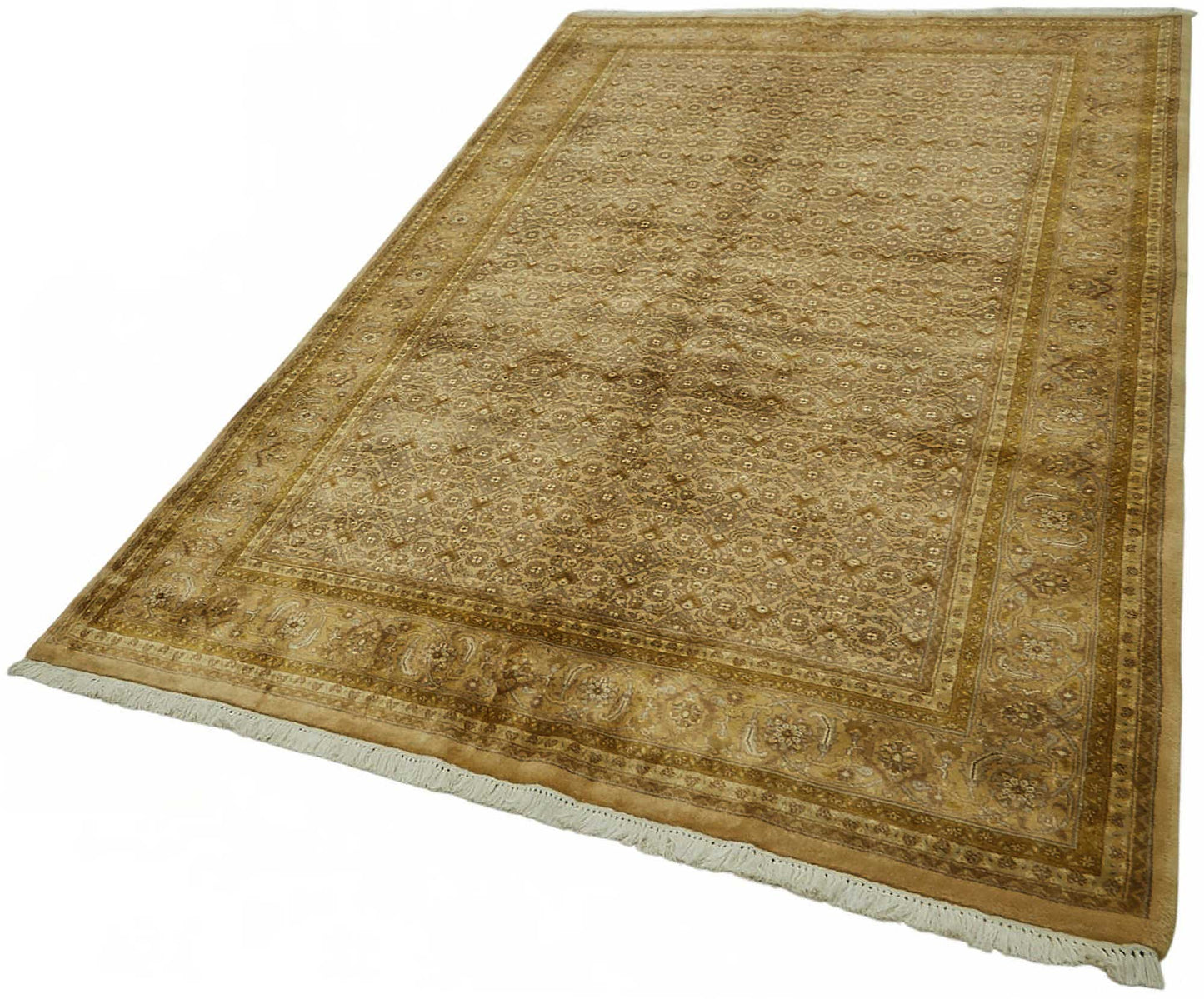 6x9 Hand-Knotted Wool Oushak Rug - 49087