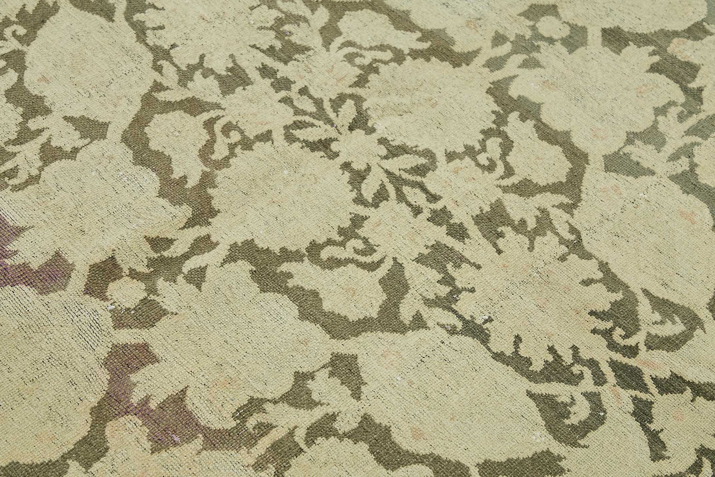 6x6 Hand-Knotted Wool Oushak Rug - 49088