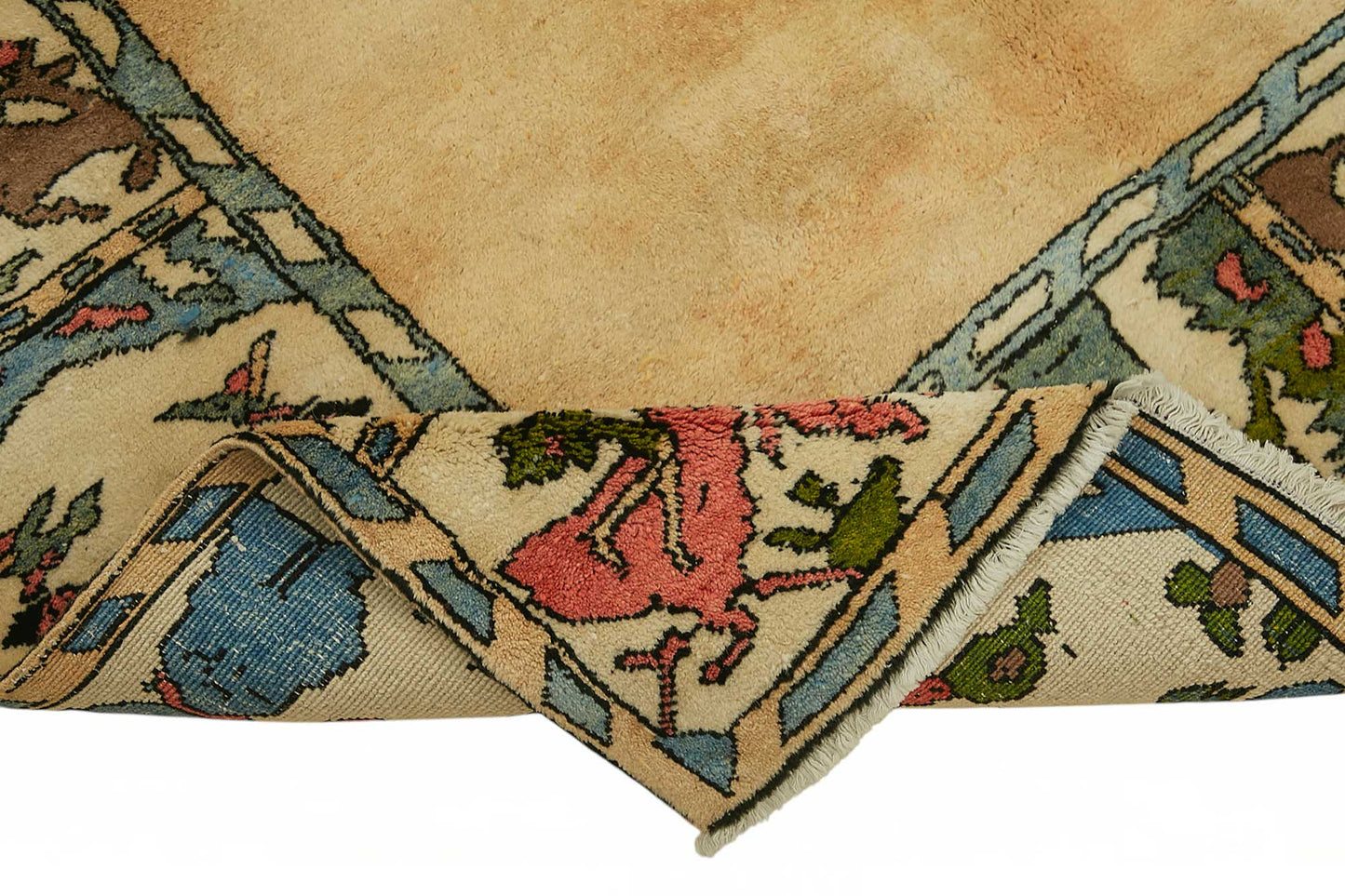 5x6 Hand-Knotted Wool Oushak Rug - 49092