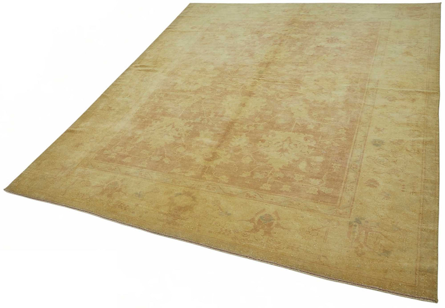 7x8 Hand-Knotted Wool Oushak Rug - 49096