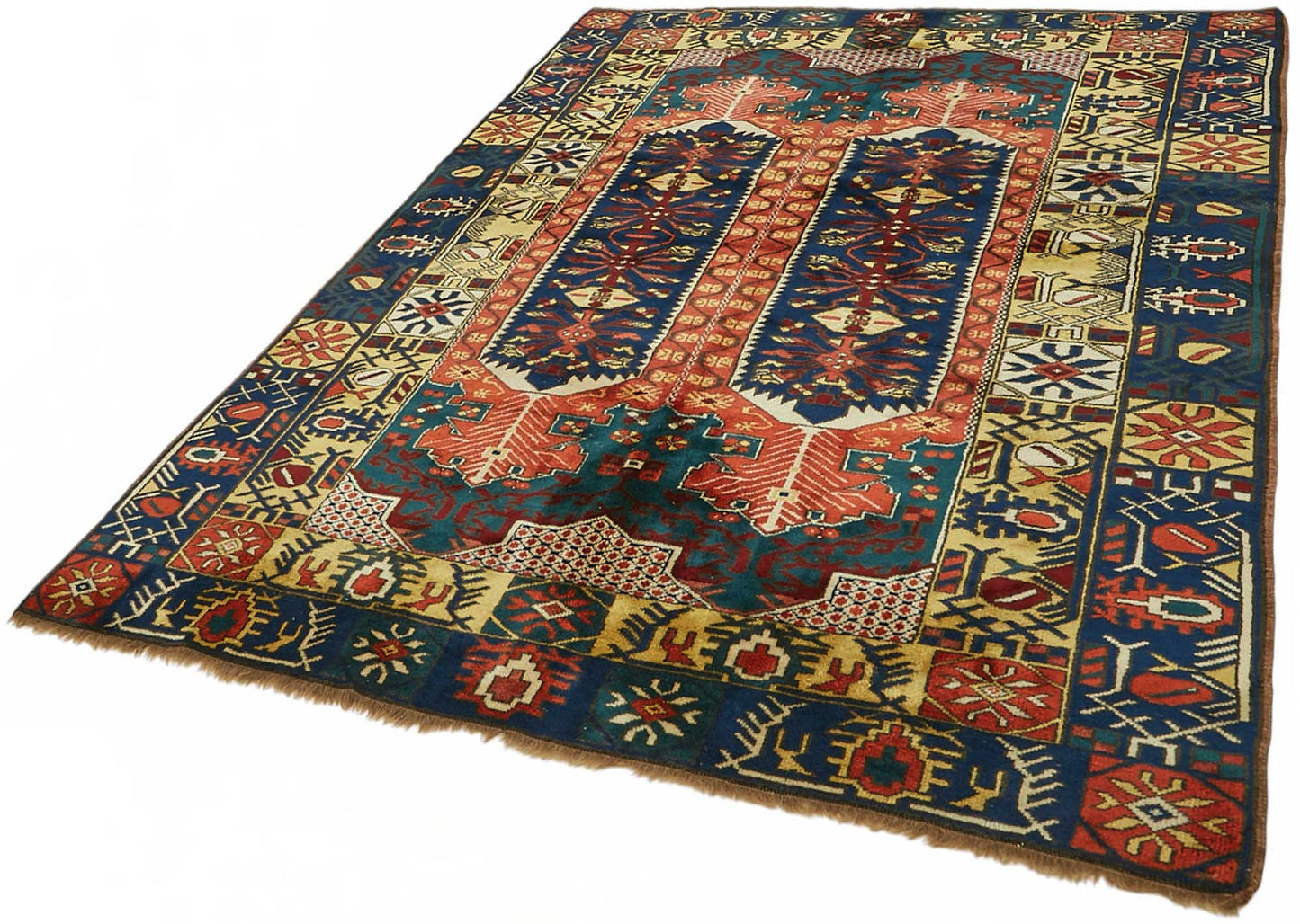6x7 Hand-Knotted Wool Oushak Rug - 49097