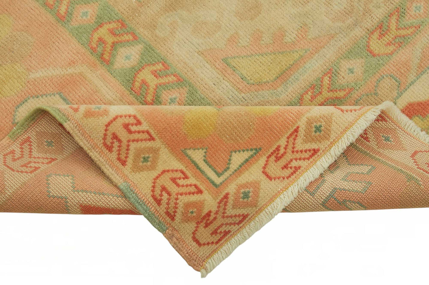 7x9 Hand-Knotted Wool Oushak Rug - 49099