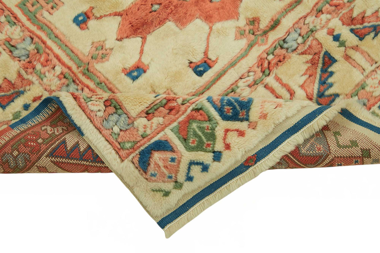 8x8 Hand-Knotted Wool Oushak Rug - 49101