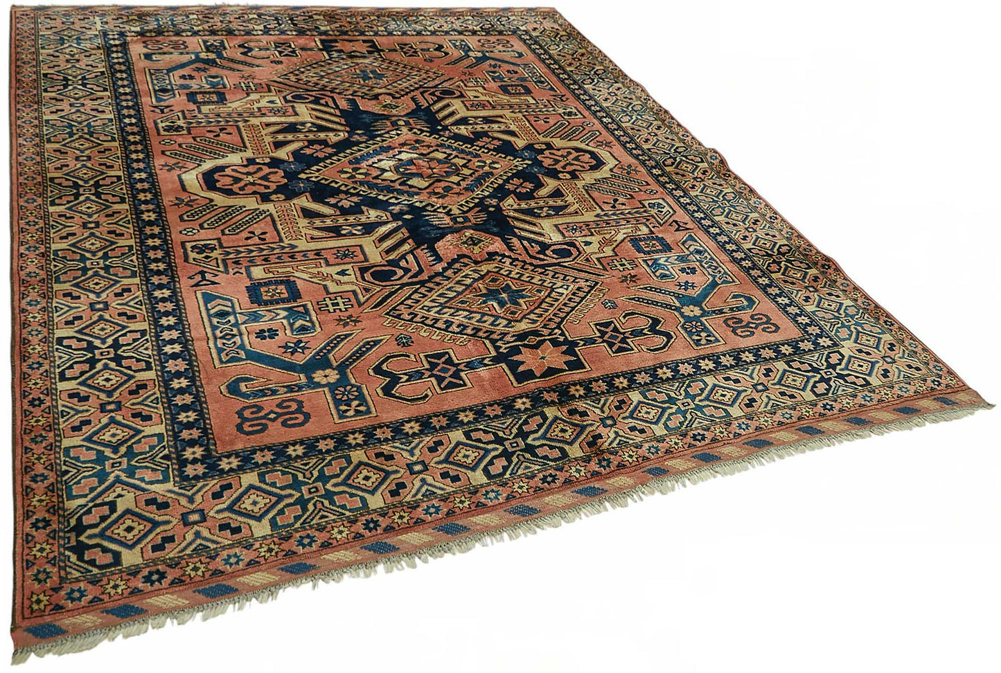 7x8 Hand-Knotted Wool Oushak Rug - 49103