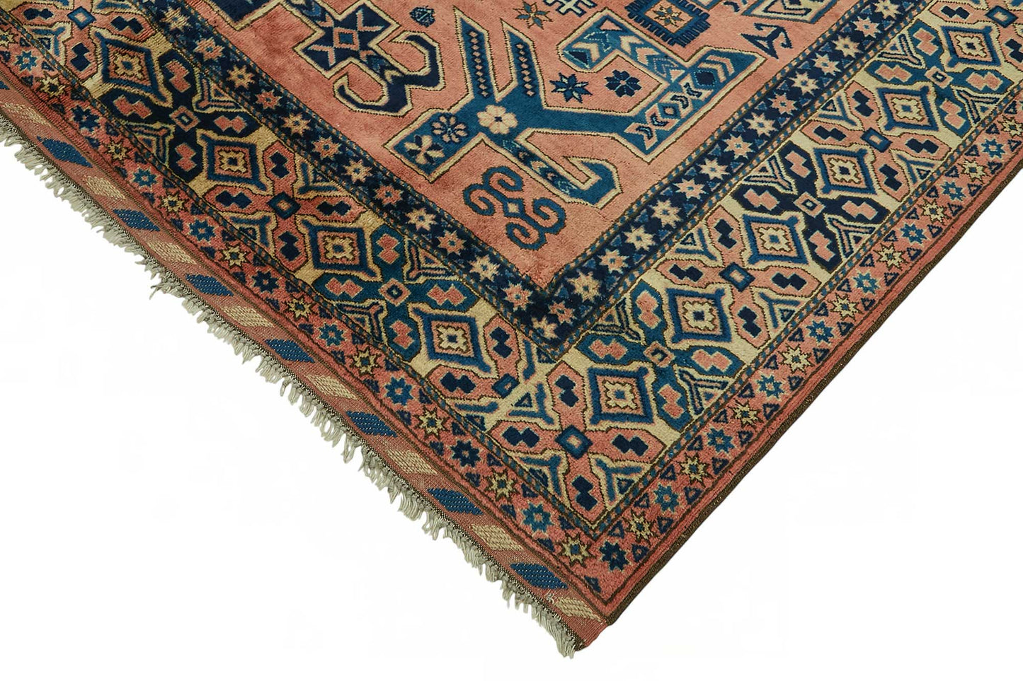 7x8 Hand-Knotted Wool Oushak Rug - 49103