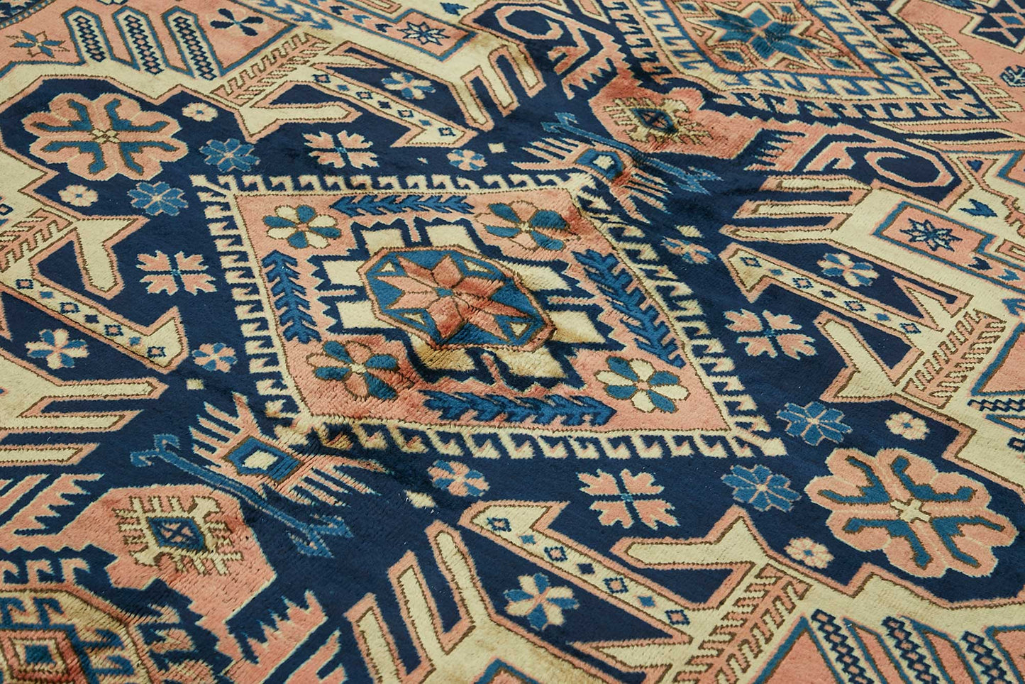 7x8 Hand-Knotted Wool Oushak Rug - 49103