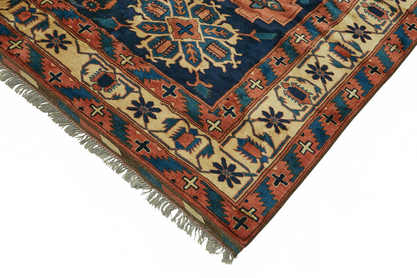 7x8 Hand-Knotted Wool Oushak Rug - 49104