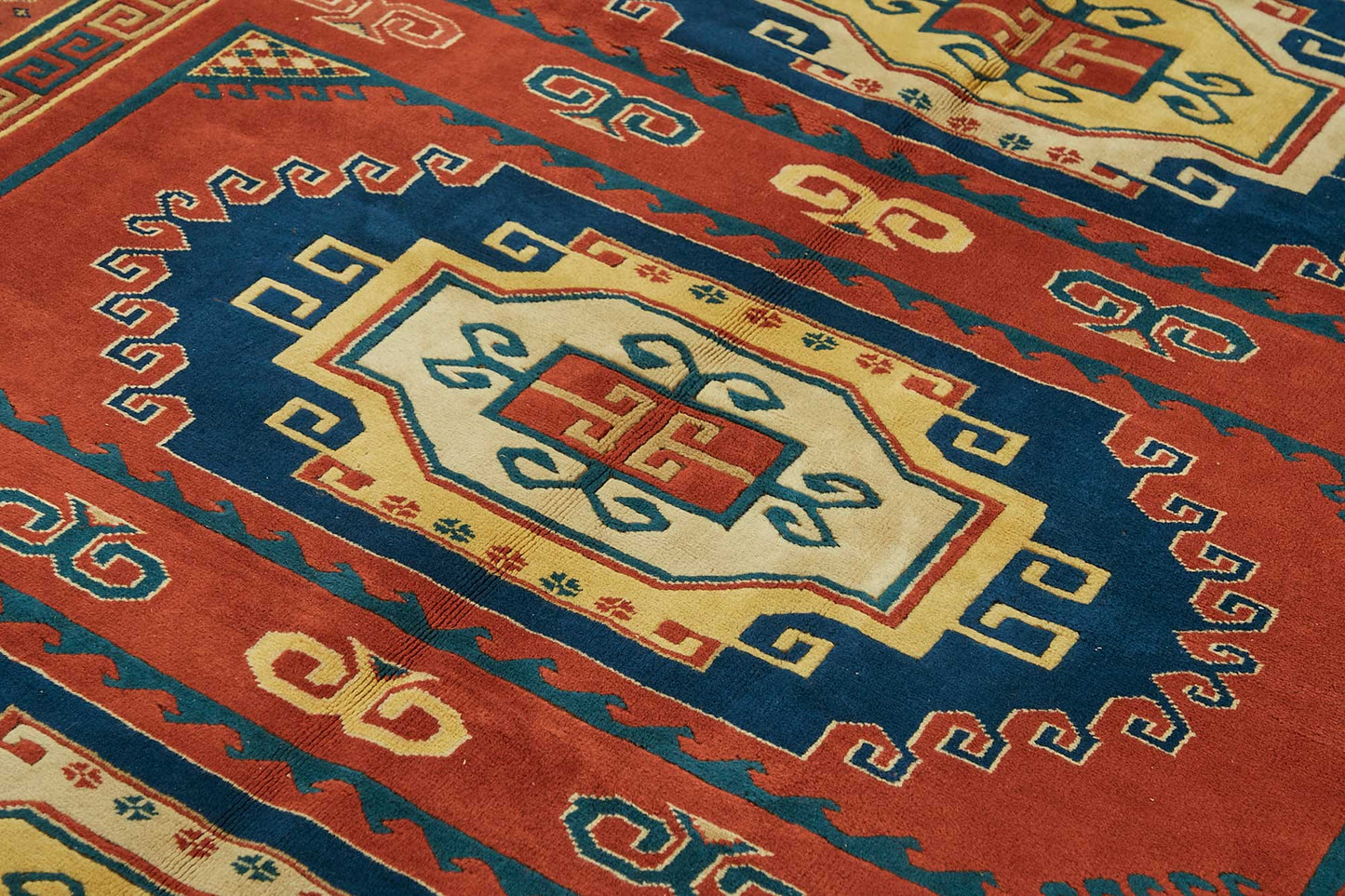 7x9 Hand-Knotted Wool Oushak Rug - 49106