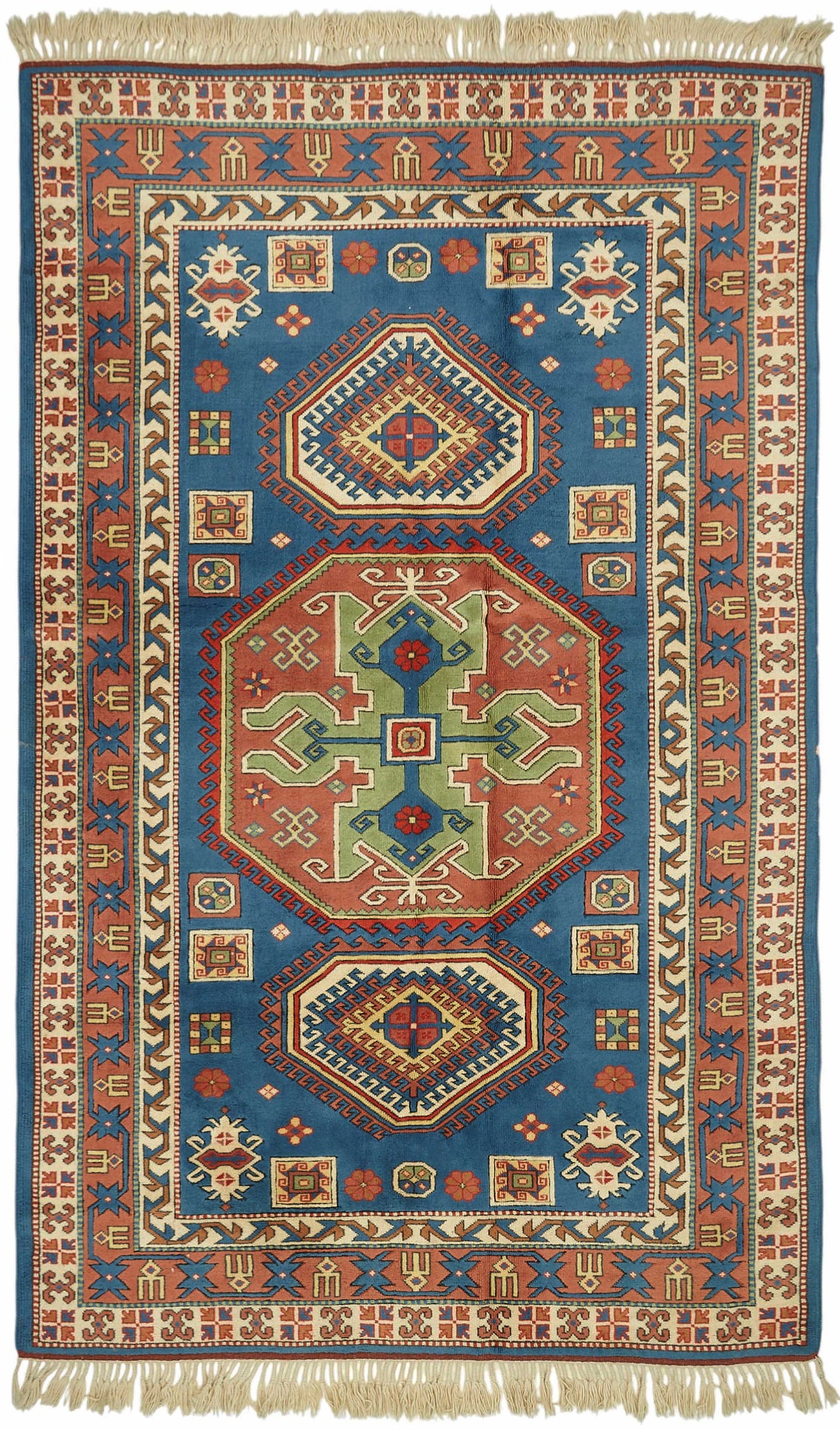 6x10 Hand-Knotted Wool Oushak Rug - 49107