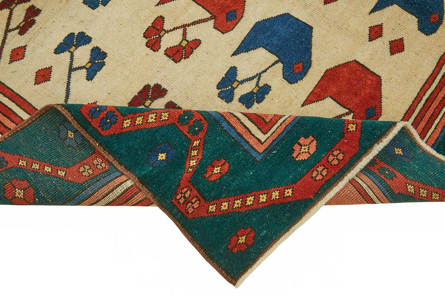 7x9 Hand-Knotted Wool Oushak Rug - 49110